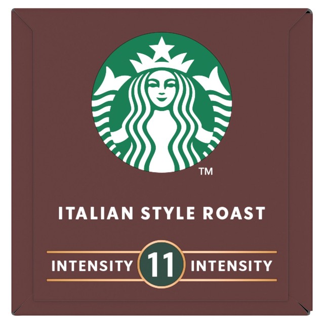 Starbucks Italian Roast coffee capsules 10 pods (British brand)