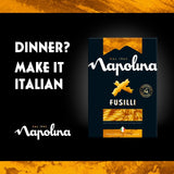 Napolina fusilli pasta 500g, imported from the UK