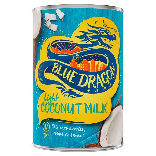 Blue Dragon light coconut milk in can - British product