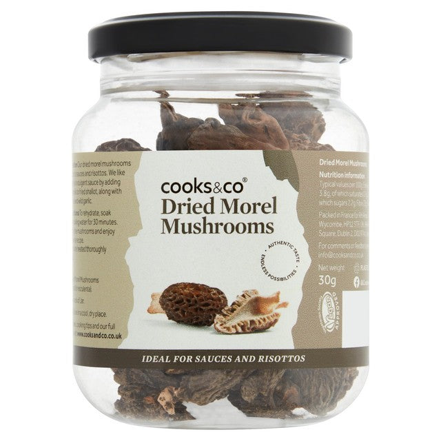 Cooks & Co dried morel mushrooms 30g - British product
