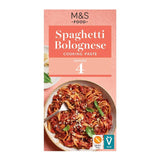 M&S spaghetti bolognese cooking paste box (British brand)