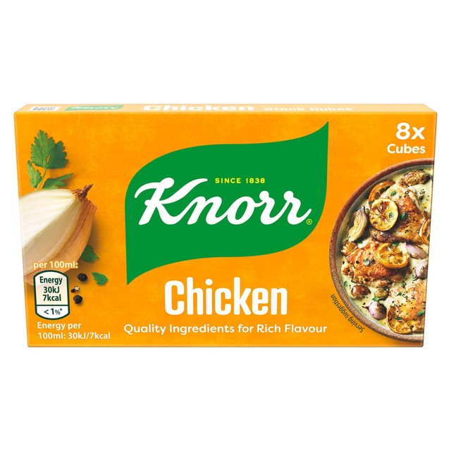 Knorr Chicken Stock Cubes pack of 8 x 10g, UK version