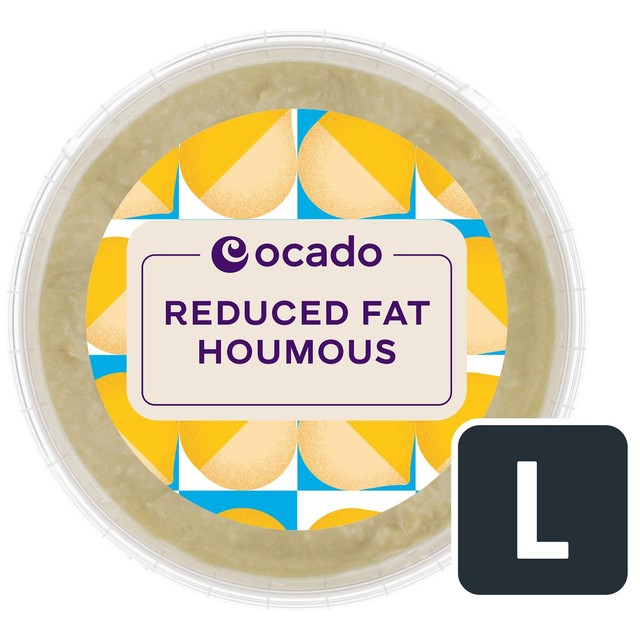Ocado Reduced Fat Houmous 300g, imported from the UK