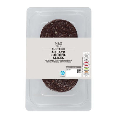 شرائح بودن أسود M&S إفطار بريطاني عبوة 4 قطع 227 جرام