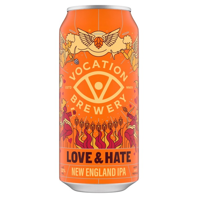 Vocation Brewery Love & Hate New England IPA beer 440ml (British brand)