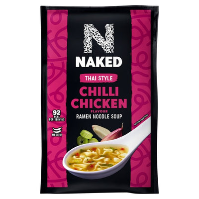 M&S Naked Noodle Ramen Thai Chilli Chicken Soup Instant Noodle Packet 25g- Buy online at McGrocer