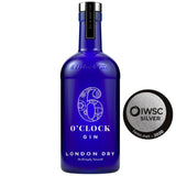 6 O'clock Gin London Dry 70cl, imported from the UK