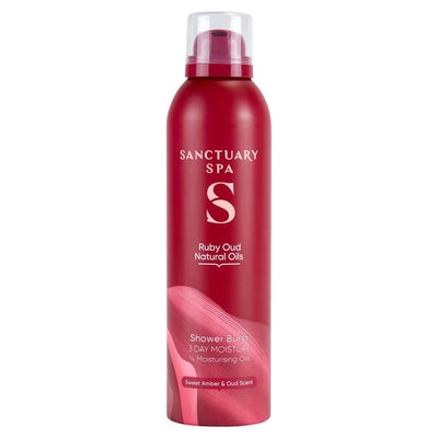 Sanctuary Spa Ruby Oud Natural Oils Shower Burst Oil-Infused Body Wash 200ml