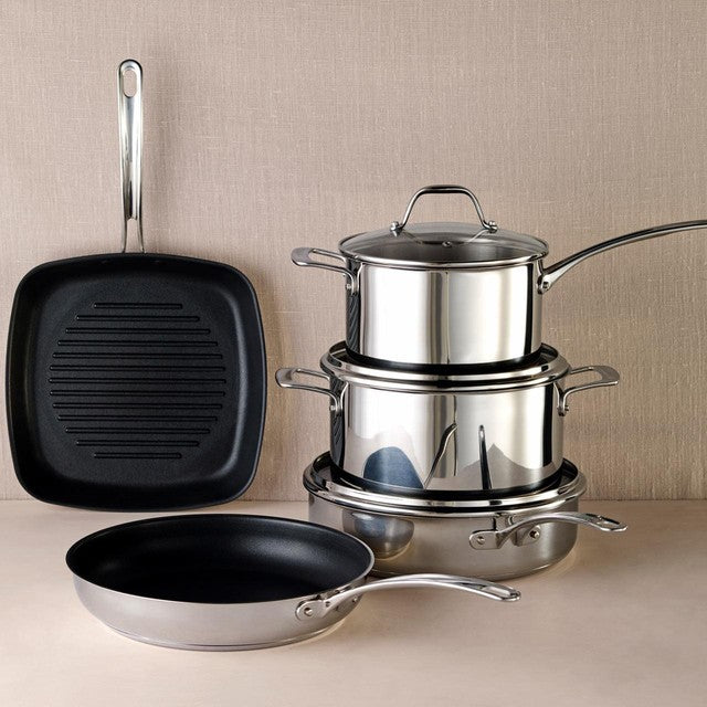 M&S stainless steel saucepan 20cm, imported from the UK