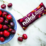 Nakd Protein Cherry multipack bars, imported from the UK