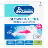 Dr Beckmann Glowhite Ultra laundry whitener sachets, UK version