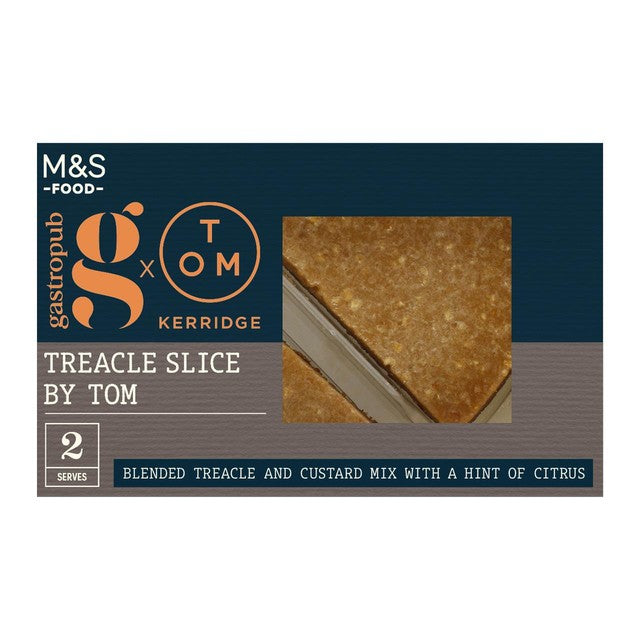 M&S treacle slice dessert 150g, imported from the UK