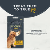Encore chicken fillet with rosemary dog treat 30g - British product