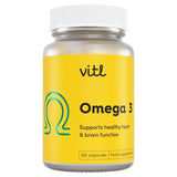 VITL Omega 3 capsules 60 pack (British brand)