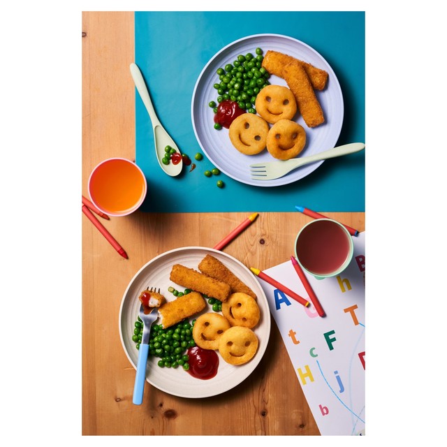 McCain Potato Smiles frozen potato snacks 454g, imported from the UK