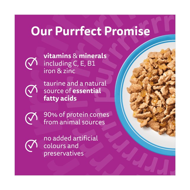 Whiskas wet cat food pouches fish favourites in jelly 80 x 85g (British brand)