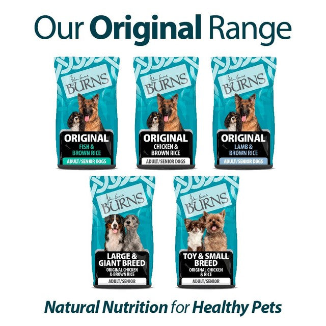 Burns Original Lamb & Brown Rice dog food 6kg - British product