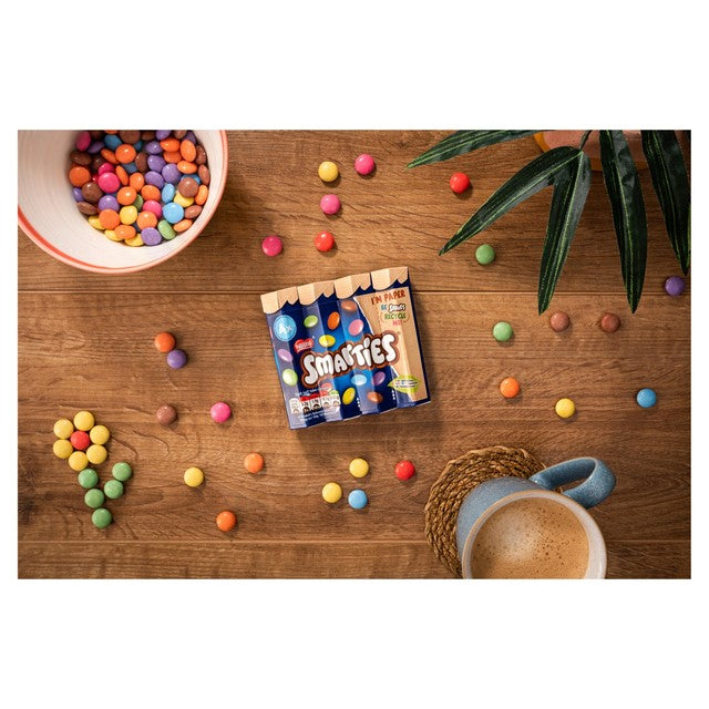 Smarties multipack 4 x 34g chocolate tubes (British brand)