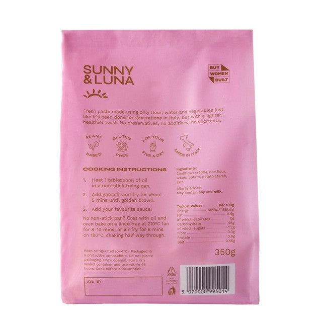 Sunny & Luna cauliflower gnocchi 350g (British brand)