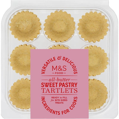 M&S M&S Mini All Butter Sweet Pastry Tartlets 18 Pack- Buy online at McGrocer