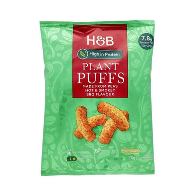 M&S Holland & Barrett High Protein BBQ Plant Puff Crisps 75g- Buy online at McGrocer