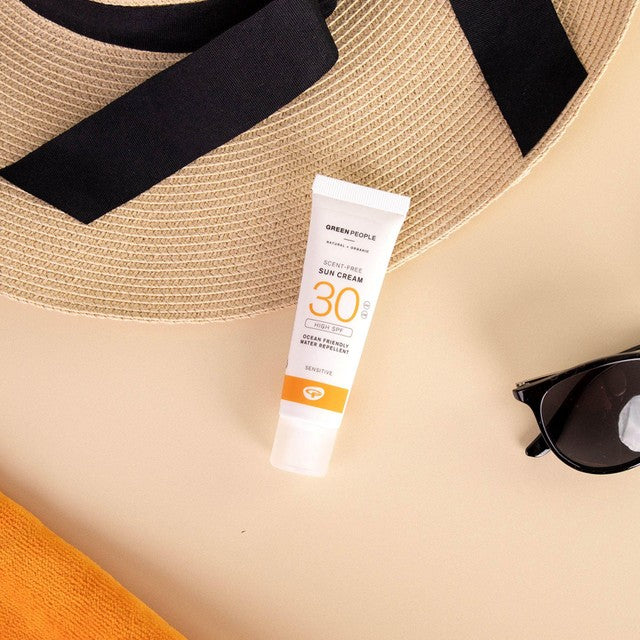 Green People Scent Free sun cream 30ml - British product