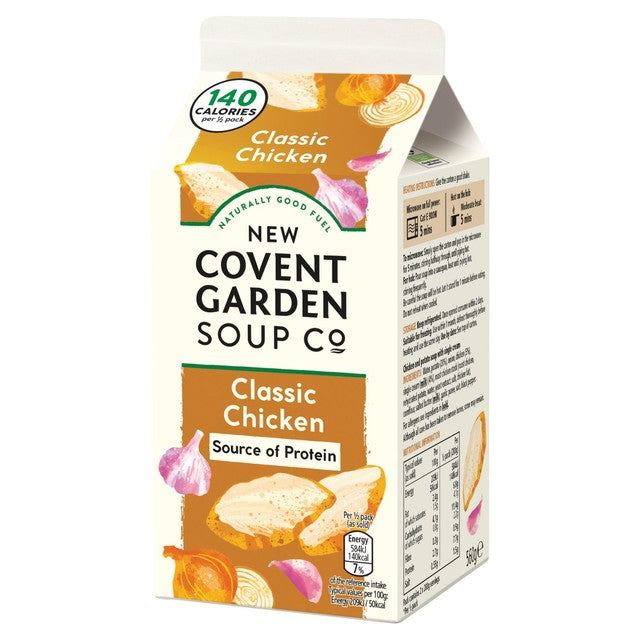 New Covent Garden classic chicken soup 560g - British product