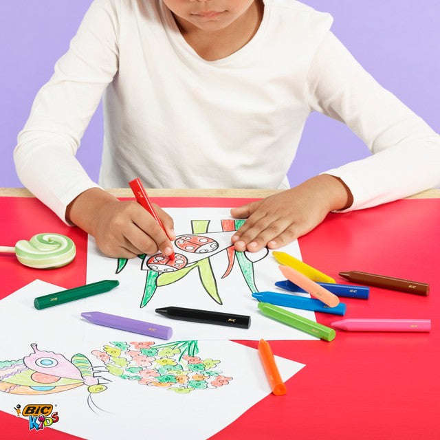 BIC Kids Crayons Pack of 12 - British product