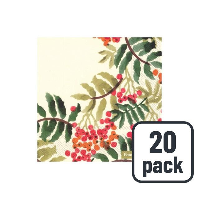 Emma Bridgewater Rowan Berry paper napkins 20 pack - British product