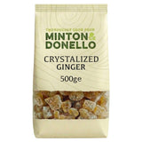 Minton & Donello crystallised ginger 500g, imported from the UK