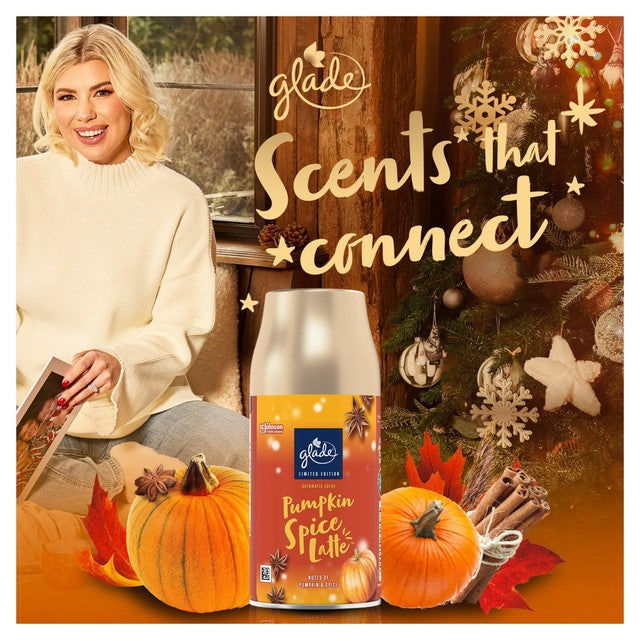 Glade Pumpkin Spice Latte automatic spray refill 269ml, UK version