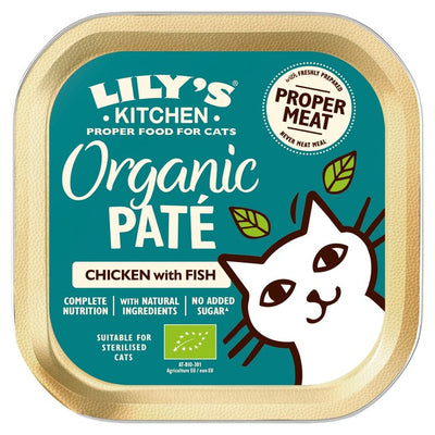 M&S Organic Chicken with Fish Wet Cat Food in Tray- Buy online at McGrocer