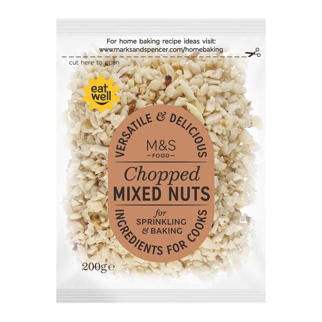 M&S chopped mixed nuts 200g, imported from the UK