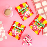 Swizzels Squashies Original Raspberry and Milk Flavour fruit gums 140g (British brand)