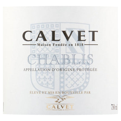 Vin blanc Calvet Chablis 75cl - Acheter en ligne chez McGrocer