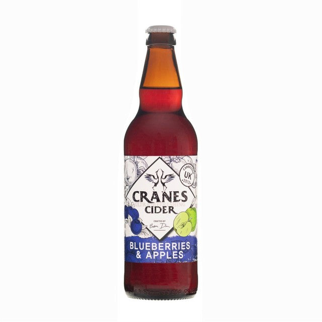 Cranes Blueberries & Apples cider 500ml - British product