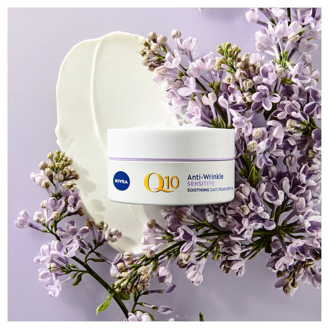 Nivea Q10 Day Cream for Sensitive Skin 50ml, imported from the UK