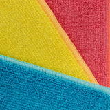 Spontex microfibre pads assorted colours 3 pack (British brand)
