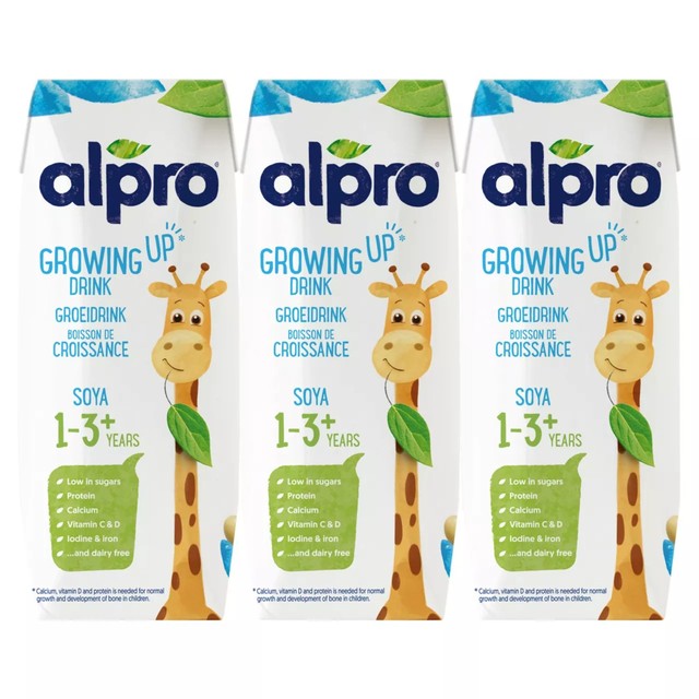 Alpro Soya Growing-Up Drink 3 x 250ml multipack - British product