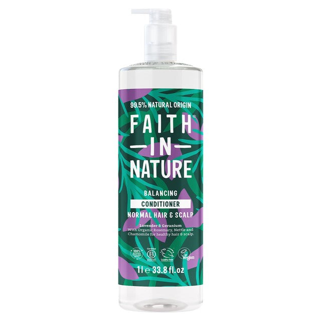 Faith In Nature Lavender and Geranium conditioner 1L - British product