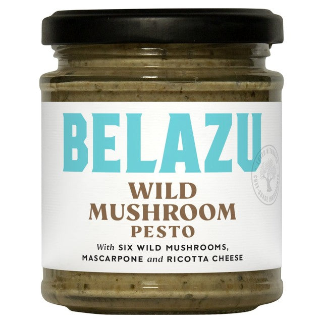Belazu wild mushroom pesto sauce 165g - British product