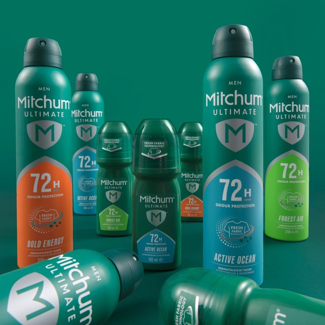 Mitchum deodorant roll-on Active Ocean, UK version