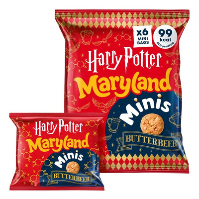 M&S Maryland Harry Potter Butterbeer Mini Cookies Multipack 118.8g- Buy online at McGrocer