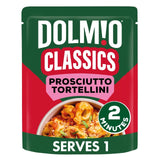 Dolmio Prosciutto Tortellini microwave ready meal 250g - British product