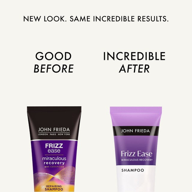 John Frieda Frizz Ease Miraculous Recovery shampoo, imported from the UK