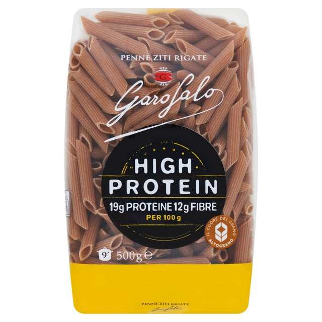 Garofalo high protein penne pasta (British brand)
