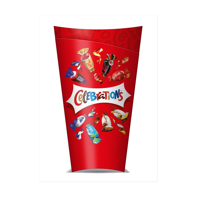 Celebrations milk chocolate selection box assorted mini bars and biscuits 300g - British product