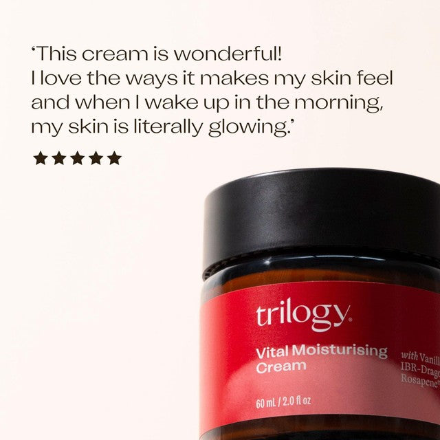 Trilogy Vital moisturising cream, UK version
