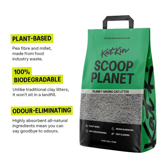 Katkin Scoop Planet cat litter 4.5kg, UK version