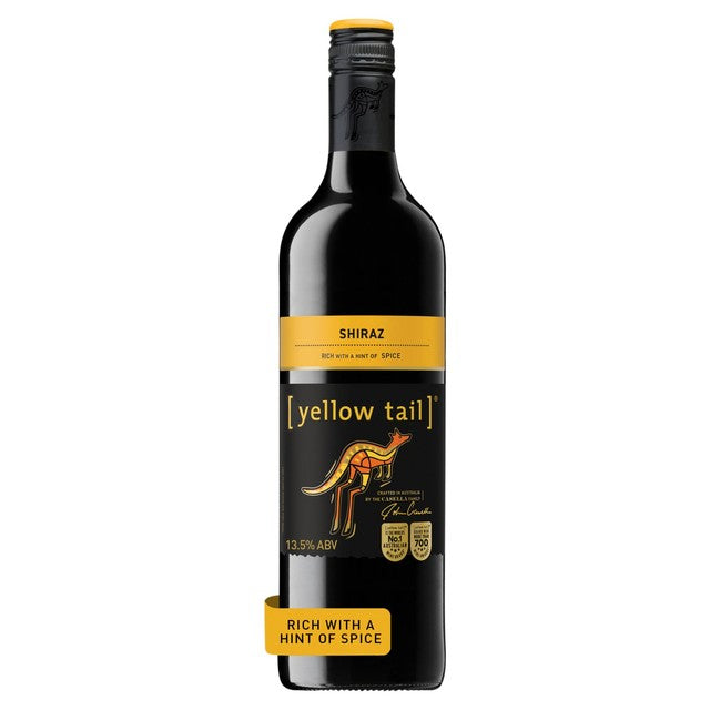 Yellow Tail Shiraz red wine 75cl (British brand)